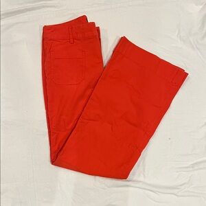 J. Crew Factory Red Boot Cut Pants